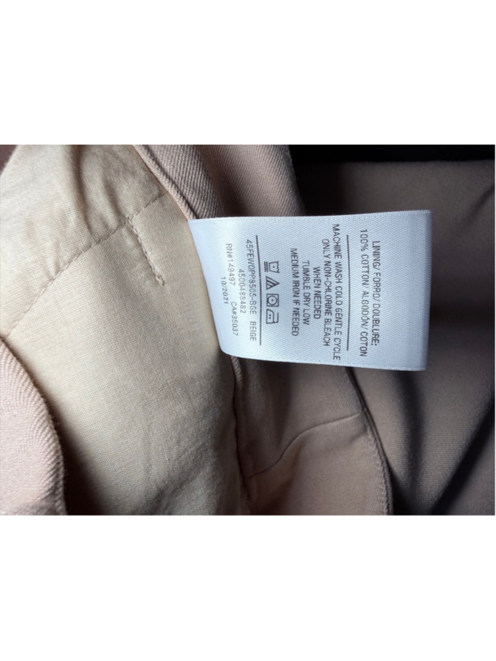 Women's Favorite Daughter the favorite pant Beige Wide Leg Pants Size 6 - Picture 10 of 10